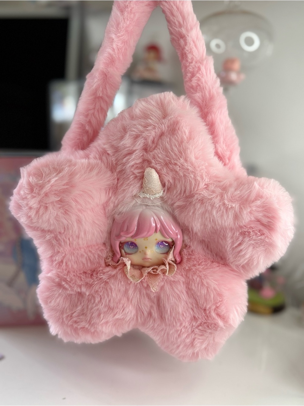 May Tree Dumia God of love Plush Doll Handbag  - Cute Unicorn Face. Confirmed.